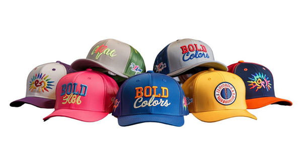 bold colors baseball hats
