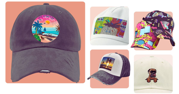 custom printed baseball hats