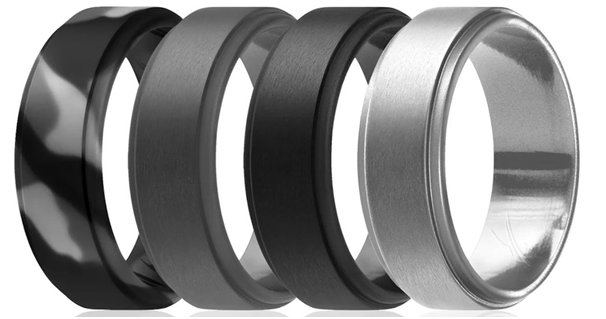 trending niche rings silicone, titanium & more