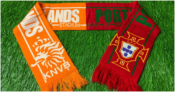 custom soccer scarf manufacturing process